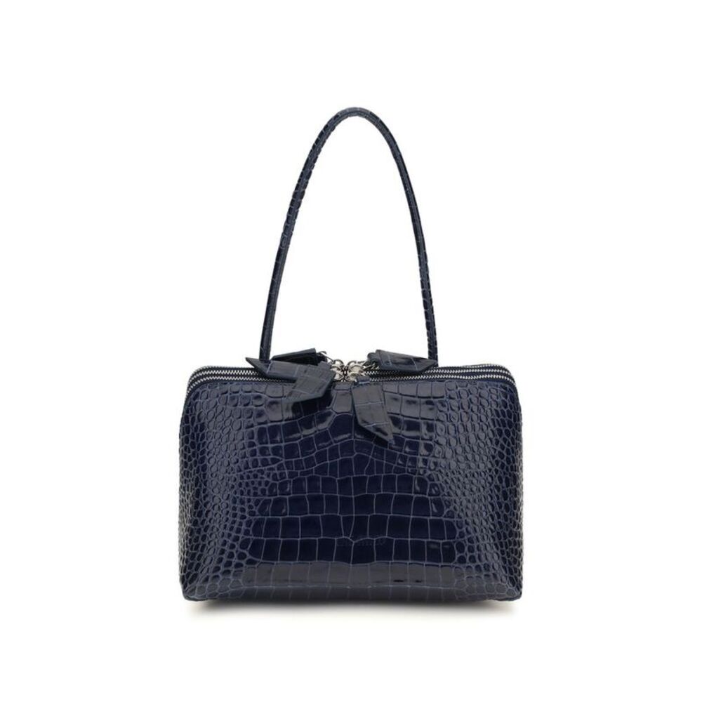 The Attico Blue Calf Leather Bos Taurus Shoulder Women's Bag